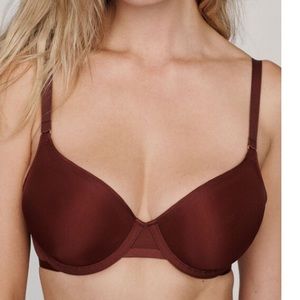 New CUUP Demi Spacer Bra 32D merlot